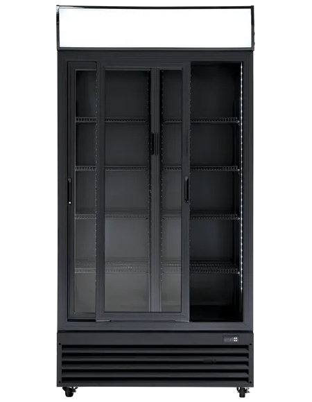 ScanDomestic SD 802 BSLE Displaykabinet til køleskab 658 L Fritstående D ScanDomestic SD 802 BSLE Displaykabinet til køleskab 658 L Fritstående D